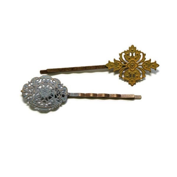 Another Time Bobby Pins (2 Pack) - Vintage Victorian Feel Hair Accessories