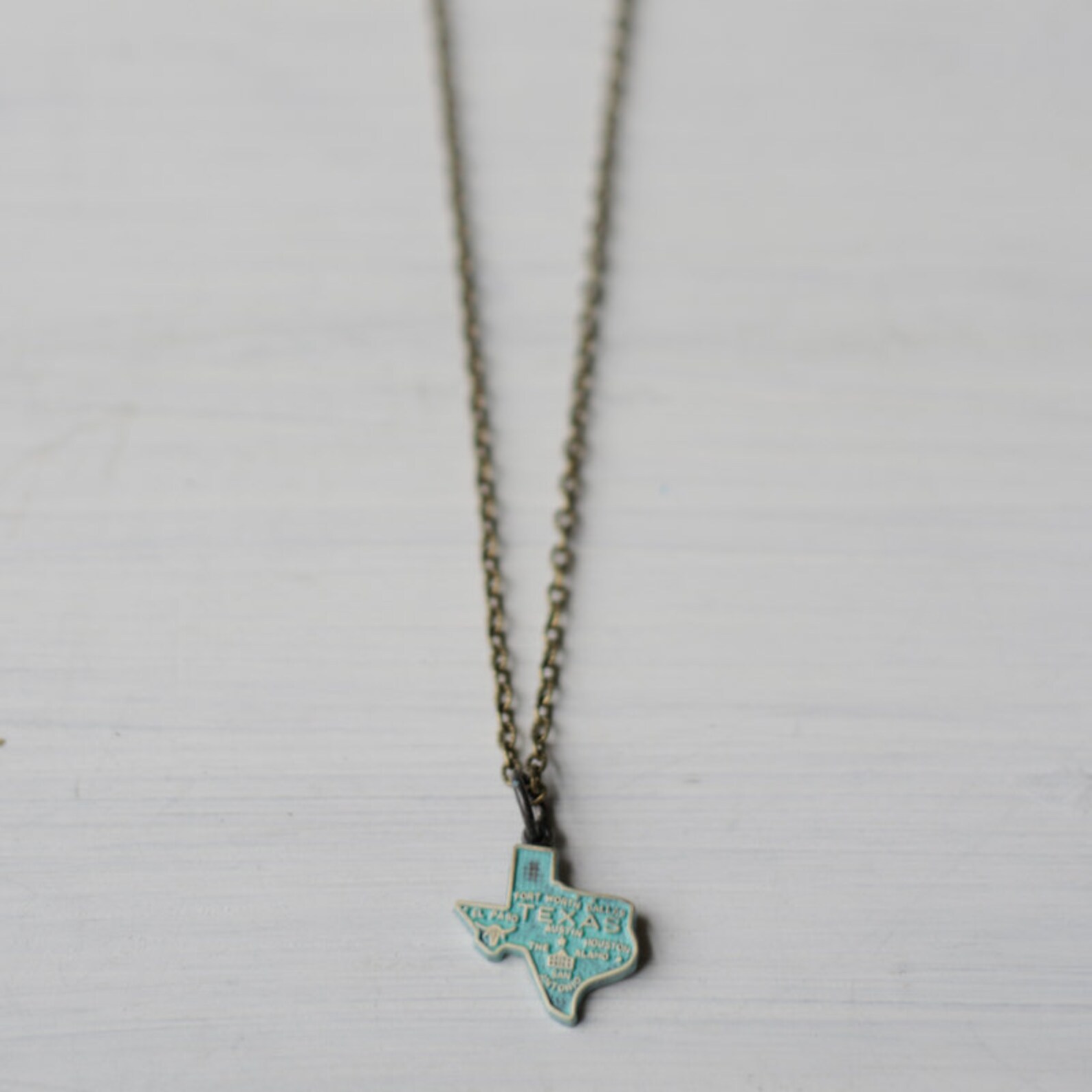 Texas Charm Necklace Etsy