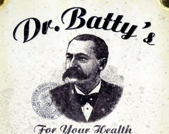 dr batty's asthma cigarettes Dr. Batty's Asthma Cigarettes Patent Medicine Blank Note Cards Retro  Vintage Hand Made Birthday Thank You Get Well