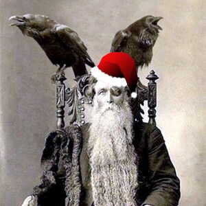 Gekke kerstgroet Vintage kerst Seizoensgroeten Feestdagen Kerstkaarten Bedankt verjaardag