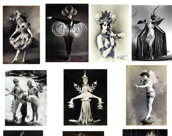 Proscenium Presents Fanciful Finery Note Card Collection 10 Blank Cards Theatrical Holiday Birthday Thank You Get Well