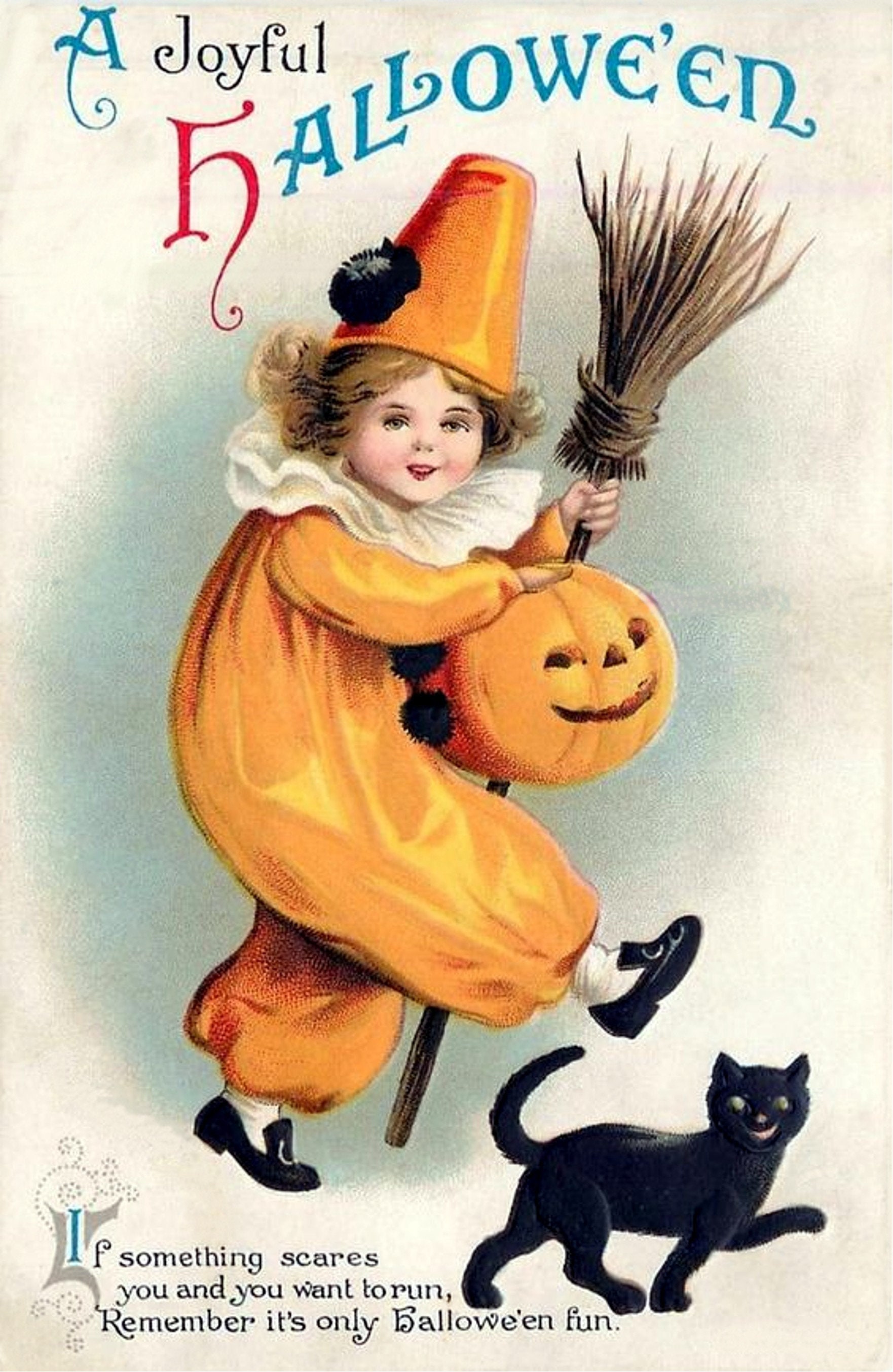 50er Set Halloween Briefumschläge & Briefpapier - 10 Designs Mit Aufklebern