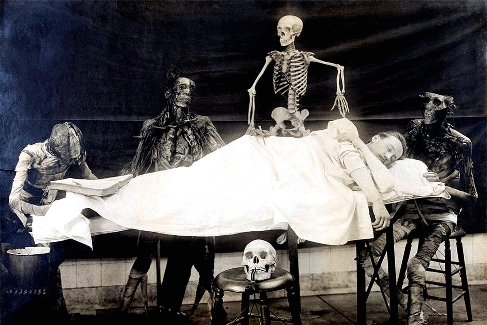 Autopsy Vintage Image Note Card Halloween Graduation Birthday Hand Made ...
