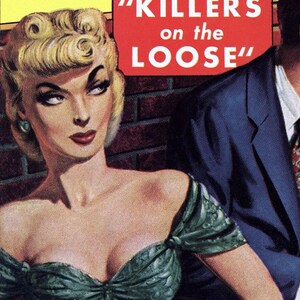 Prison Break! Killers on the Loose! Comic Book Cover Blank Note Card Handmade Birthday Thank You