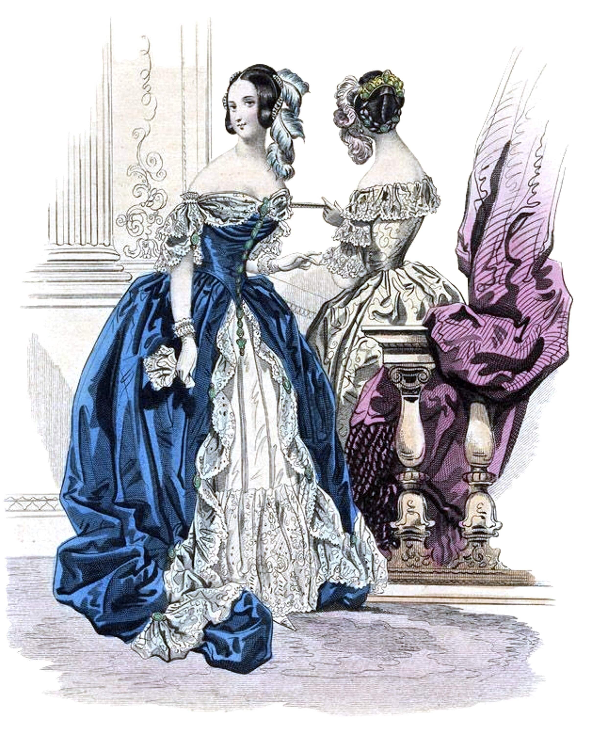 1840s Fashion Plate - Etsy