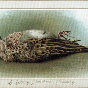 Oneven Victoriaanse vintage kerstafbeelding Seizoenswensen Feestdagen Kerstkaarten Bedankt verjaardag