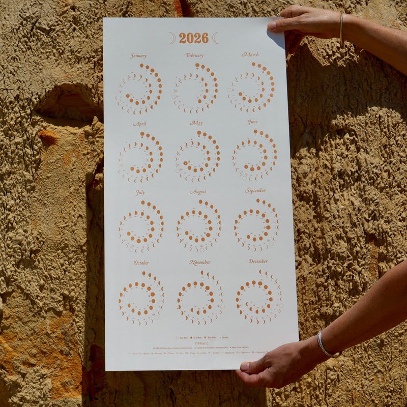 2026 Chinese Lunar Calendar - Etsy