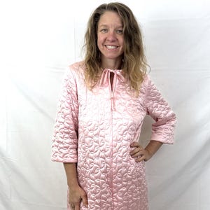 Woman Dressing Gown With Full Zip - Etsy