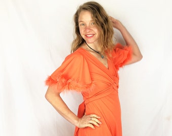 marabou dress