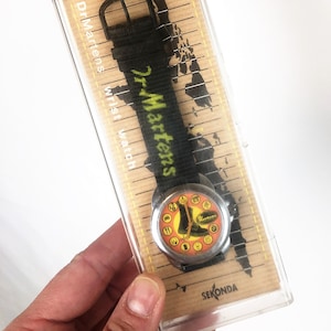 Vintage Rare 1990s 1995 Dr. Doc Martens Air Wairs Shoe Wrist Watch by Sekonda Quartz NIB Etsy India