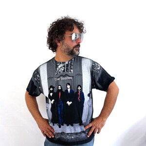 ビートルズ オールオーバープリント ヴィンテージ 90 年代 T シャツ T