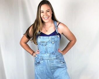 80s overall dress