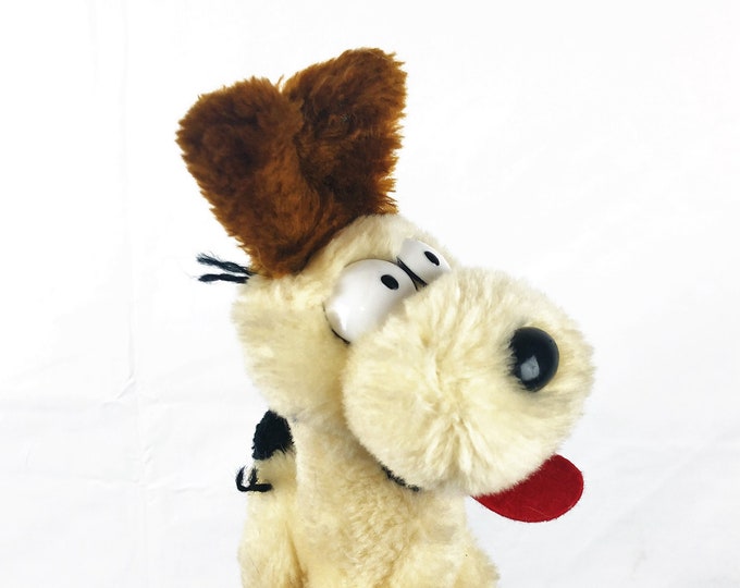 Vintage Mini Odie Plush Stuffed Animal Garfield Dog Etsy