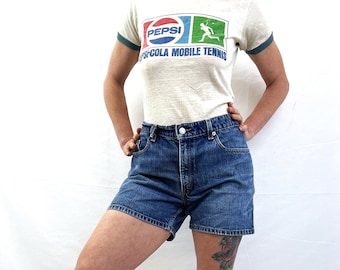 Vintage Levis 90s 1990s Red Tab Denim Shorts