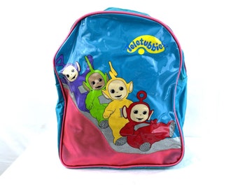 Vintage 90s 1990s Teletubbies Backpack