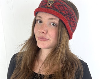 Vintage Wool Knit Winter Ski Slopes Ear Warmer - Dale of Norway