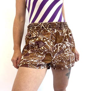 Vintage 1950s 50s Malihini Cotton Cabana Hawaiian Hawaii Swim Trunks Shorts