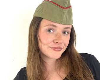 Vintage Official Boy Scouts of America BSA Sanforized Hat Cap - Large