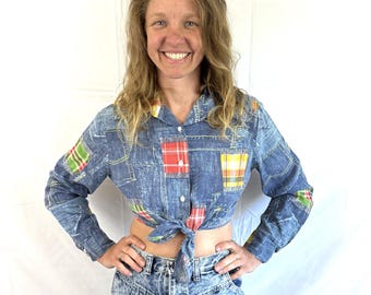 Vintage 60s 70s Towncraft JC Penney Blue Tie Dye Tee Shirt Tshirt