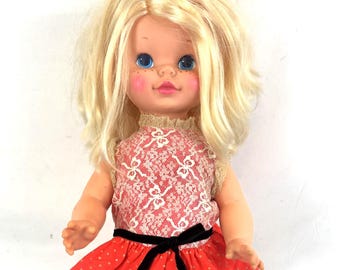 60's ヴィンテージ　ドール　LOVE ME LINDA ビッグアイズ 人形 Rare Vintage 1965 60s Love Me Linda Vogue Doll 15