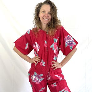 Mono vintage de algodón indonesio de los años 90 - Java Wraps - Hecho en Indonesia