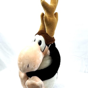 Giocattolo di peluche Opus vintage anni &#39;80 del 1984 - Renna