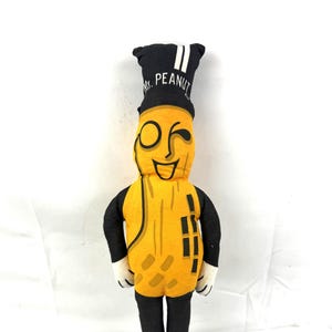 Mr Peanut Plush Toy - Etsy