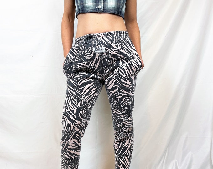 Vintage 80s 1980s ZUBAZ Cat Print Harem Crazy Print Pants Etsy