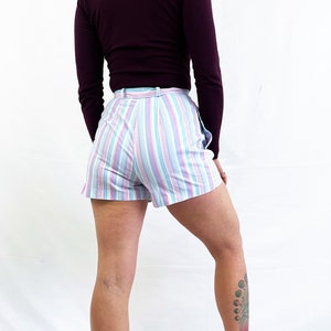 Retro Striped Shorts 