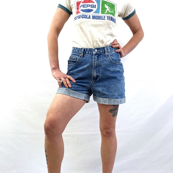 Vintage 90s 1990s Denim Arizona Jean Summer Shorts