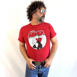 Vintage 90s Red 1990 Li&#39;l Abner Capitol Theater Play Tshirt Tee Shirt