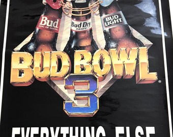 Bud Light Super Bowl LX Tin Sign 21x23 – Official NFL Beer Sponsor