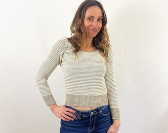 Vintage 1980s 80s Soft Knit Sweater Top