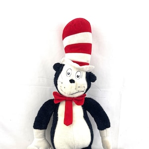 Vintage Dr. Seuss 90s 1990s 1995 The Cat In The Hat Plush Toy