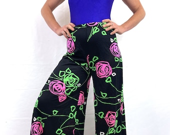 Vintage 1970s 70s Nice WOW Bell Bottoms Semi-sheer Flare Pants - Jantzen