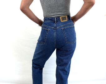 Vintage jaren 90, 90's hoge taille denim jeans - Liz Wear - maat 4
