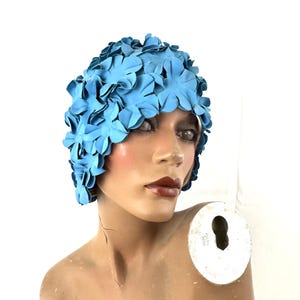 Cuffia Da Nuoto Donna Con Fiori Retrò | Lycra Elasticizzata | Taglia Unica - Foto 10