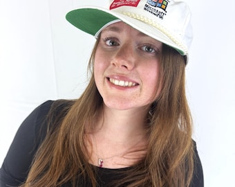 Vintage 1990s 90s Microsoft Windows 95 Compaq Computer Promo RARE Snapback Hat