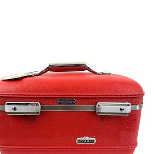 Maleta de viaje vintage roja rara American Tourister Tiara Carry All