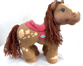Vintage 1992 90s 1990s Cabbage Patch Kids CPK Horse with Crimp n Curl Hair