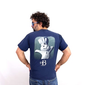 Vintage 1990s 90s Vtg 1996 Pillsbury Doughboy Blue Doughwear Pop Culture  Tee Shirt Tshirt - Etsy UK