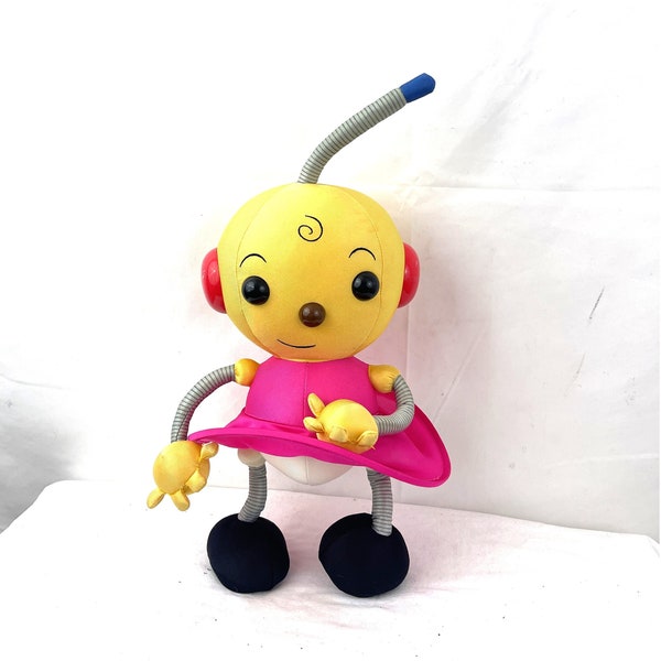 Vintage 1999 Mattel Rolie Polie Olie Zowie Plush Doll Stuffed 18” Disney Robot