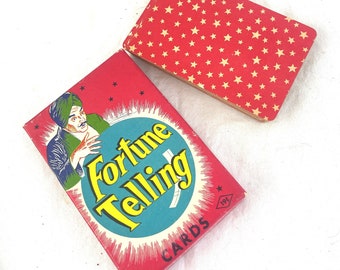 Vintage Fortune Telling Cards Deck - By E.E. Fairchild Corp.