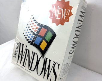 Vintage 1990s 90s 1992 Microsoft Windows Operating System Software