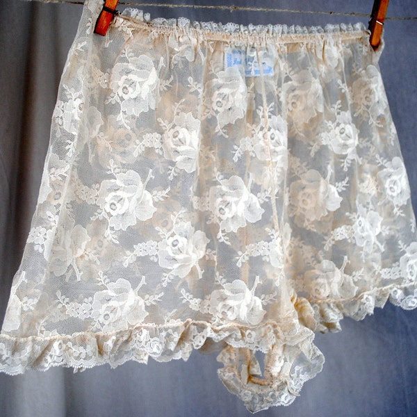 Vintage Lacey Ruffled Bloomers Lingerie