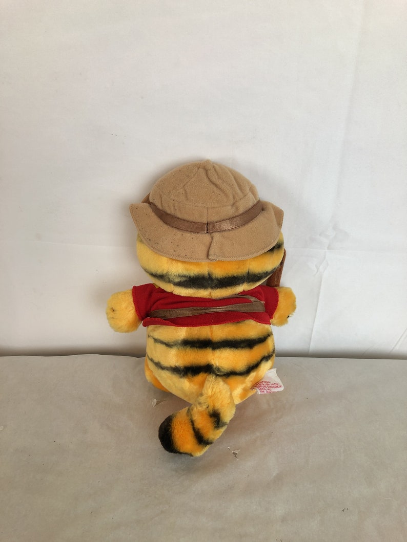 Vintage Garfield 1980s 80s Plush Stuffed Toy Candian Mounted | Etsy