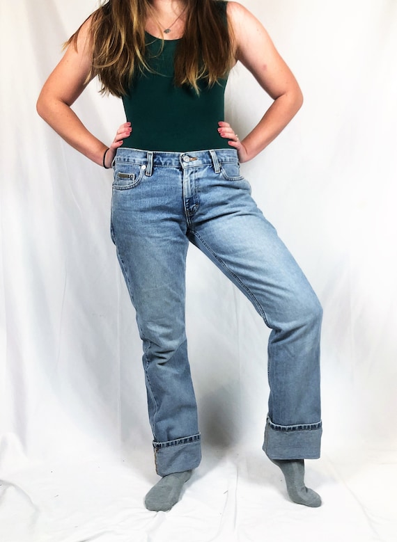 vintage calvin klein high waisted jeans
