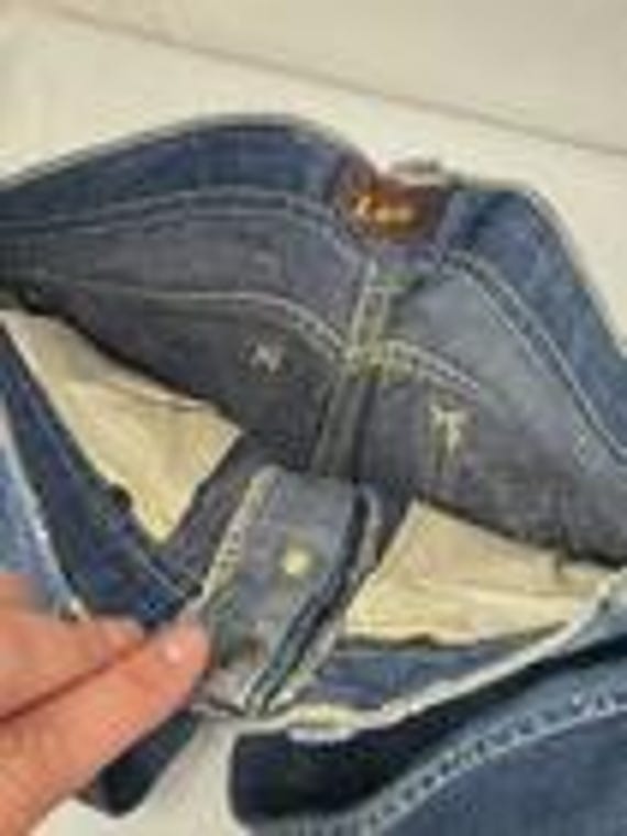 Vtg 40s Lee Riders Jeans Crotch Rivet Button Fly … - image 3