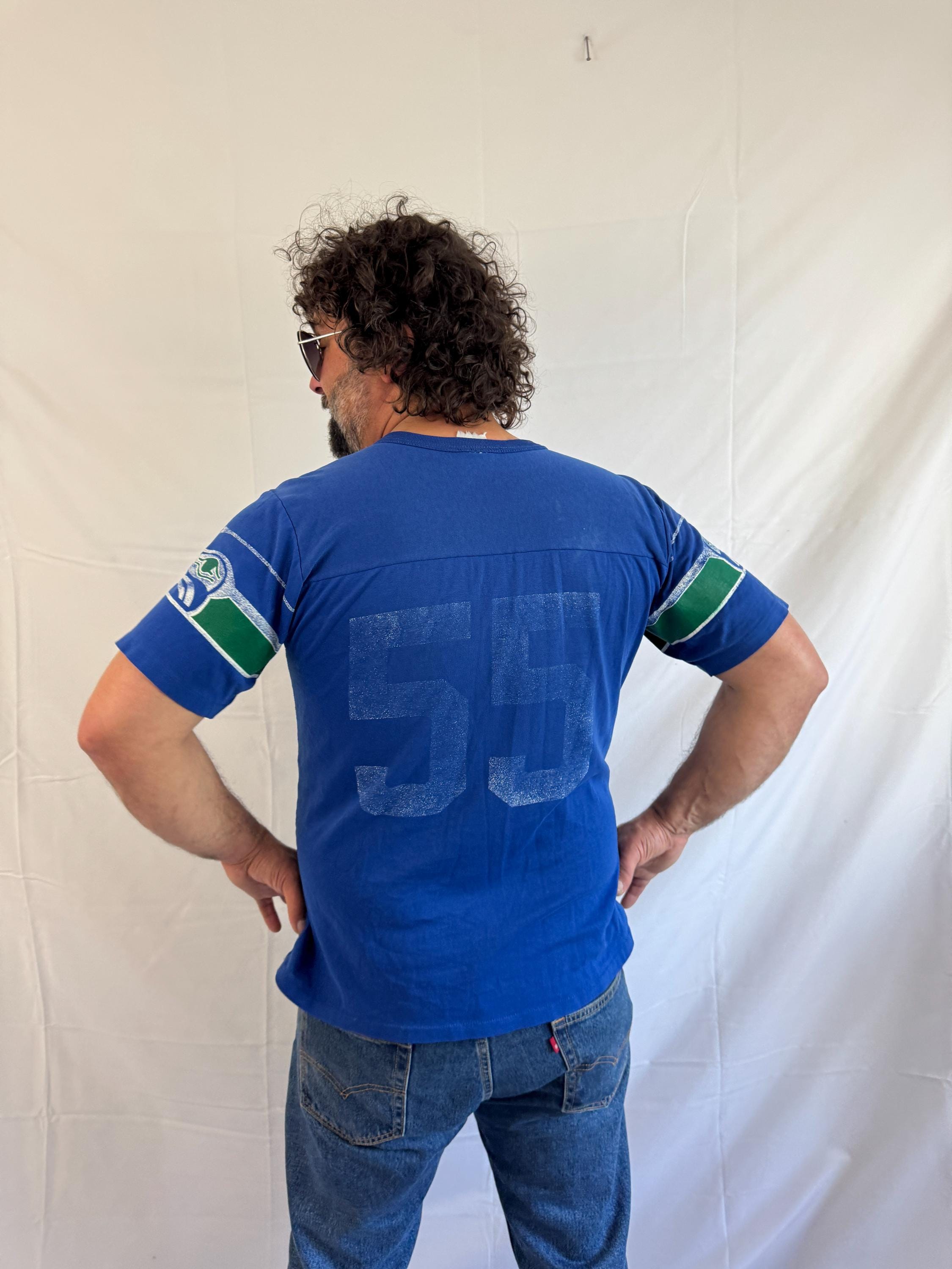 90年代ヴィンテージ シアトル・シーホークス ジャージーTシャツ