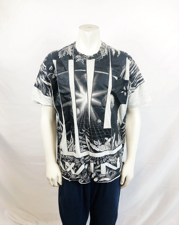 Vintage 90s Citizen Swing All Over Print Oversized